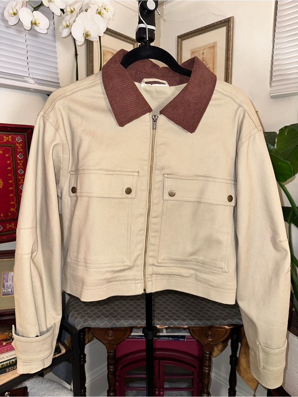 Zara Cropped Barn Jacket